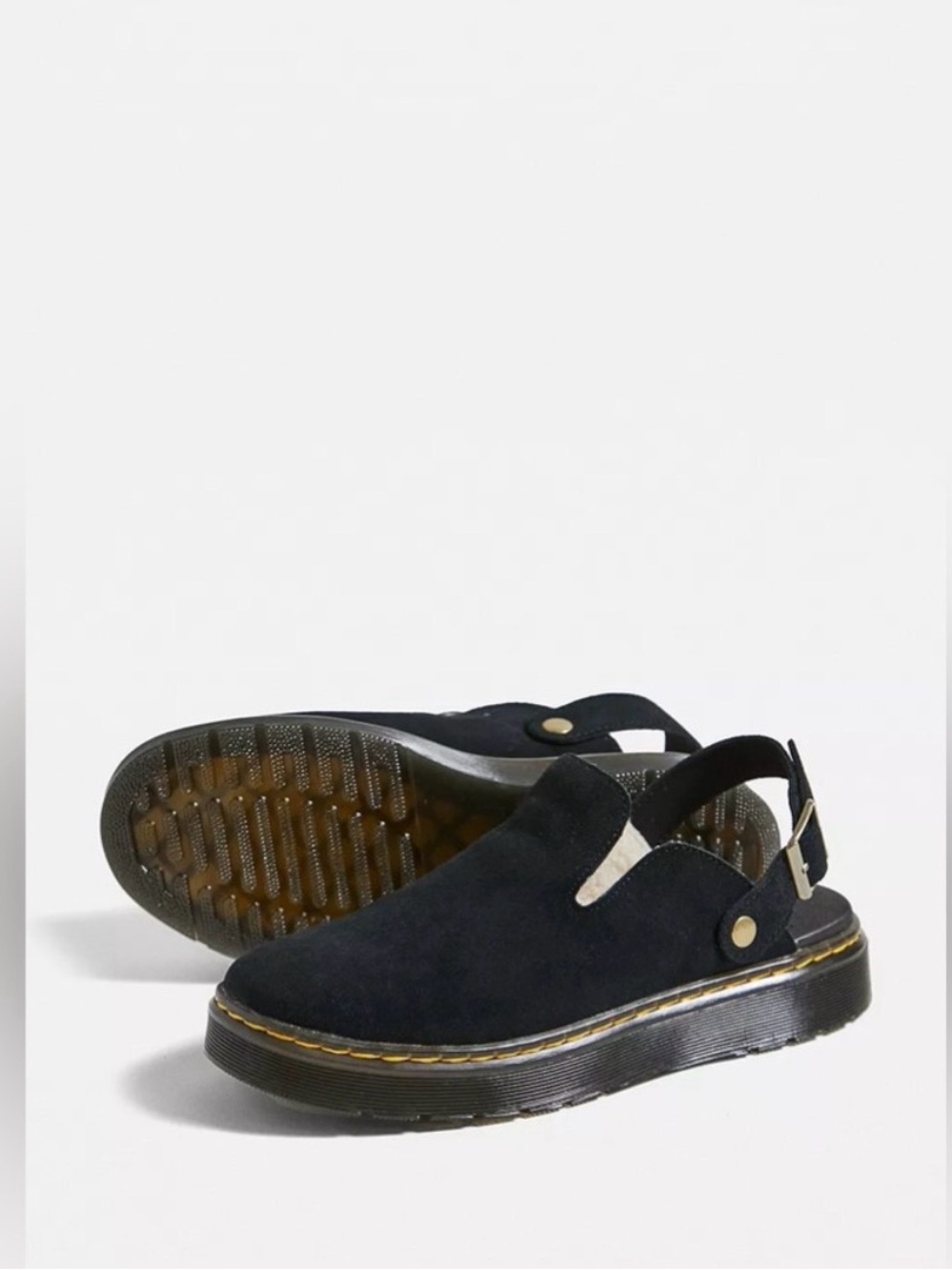 Doc Martens Slingback Suede Black Size 7 marked down